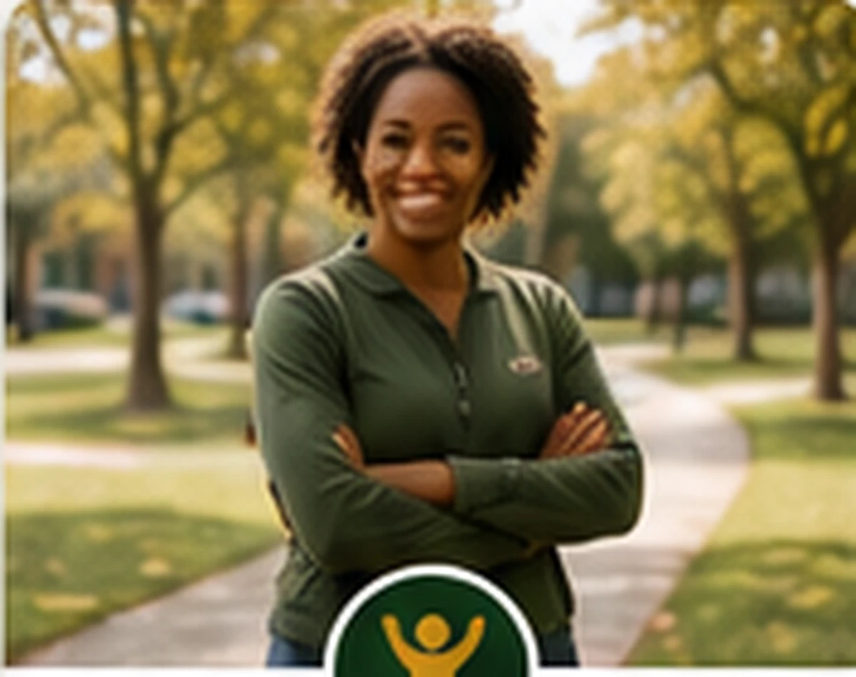 Confident program participant preparing for an independent future